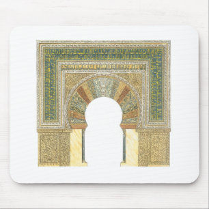 Mosque of Cordoba Spain. Mihrab Mouse Mat