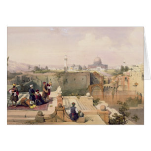 Mosque of Omar showing the Site of the Temple