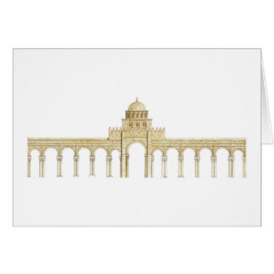 Mosque of Uqba. Kairouan Tunisia. Main façade