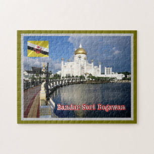 Mosque Omar Ali Saifuddien - Jigsaw Puzzle