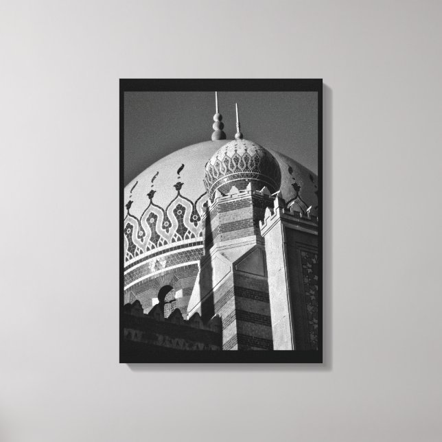 Mosque View Canvas Print (Front)