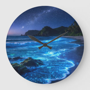 MOSQUITO BAY - PUERTO RICO LARGE CLOCK