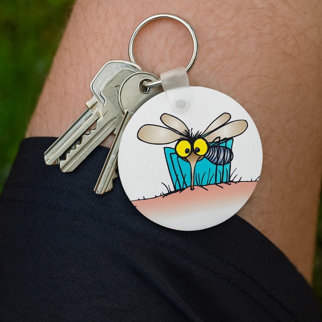 Mosquito Biting An Arm Keychain (Creator Uploaded)