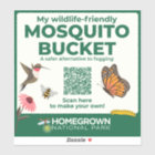 Mosquito Bucket Challenge Sticker from HNP