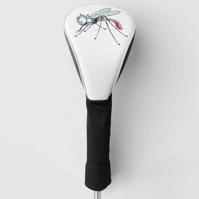 Mosquito cartoon   golf head cover (Front)