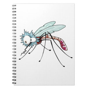 Mosquito cartoon notebook