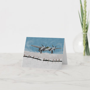 Mosquito Fighter Winter Landing. Card