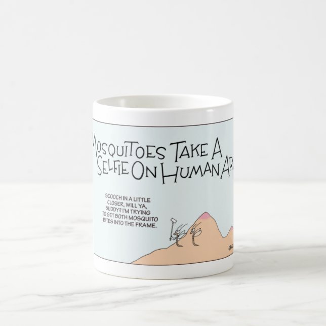 Mosquito Selfie Coffee Mug (Center)