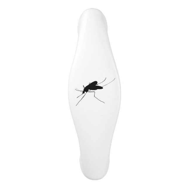 Mosquito Silhouette Nuisance insect/bug pest Ceramic Cabinet Pull (Front)