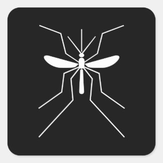 Mosquito Square Sticker