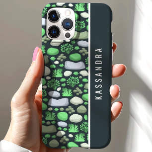Moss And Stones Custom Personalised Name iPhone 15 Case