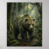 Moss Bear Forest Guardian