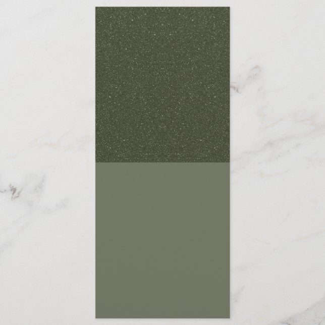 Moss Glitter Block Flat Program – Customisable Programme (Front)