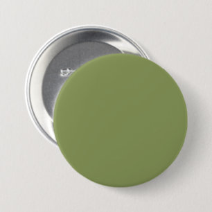 Moss Green 8A9A5B Colour - With Option to Add Name 7.5 Cm Round Badge