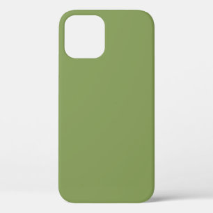 Moss Green Accent Background Colour Customise this iPhone 12 Case