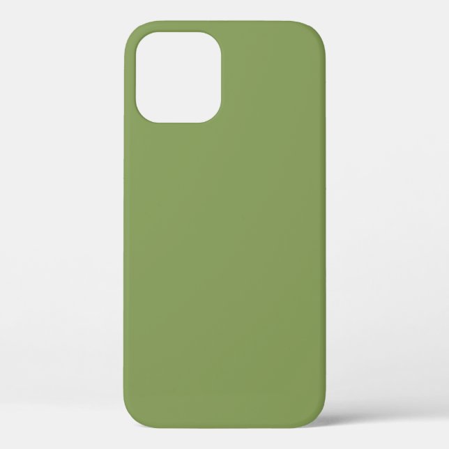 Moss Green Accent Background Colour Customise this Case-Mate iPhone Case (Back)