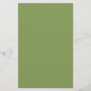 Moss Green Accent Background Colour Customise this Stationery