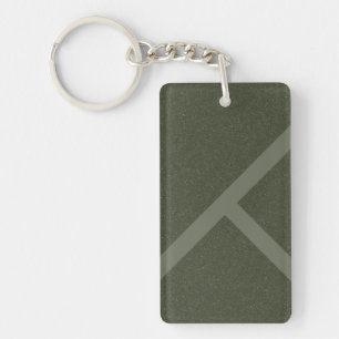 Moss Green Acrylic Keychain Duo Look – Customise
