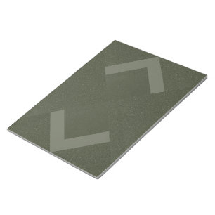 Moss Green Arrows Geometric Notepad – Customisable
