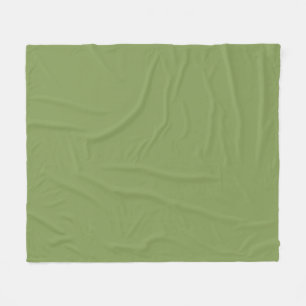 Moss Green Background Colour Decor Customise this Fleece Blanket