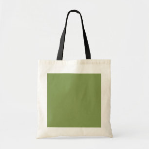 Moss Green Background Solid Colour Customise this Tote Bag