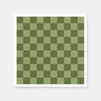 Moss Green Chequerboard