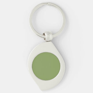 Moss Green Colour Customise this Key Ring