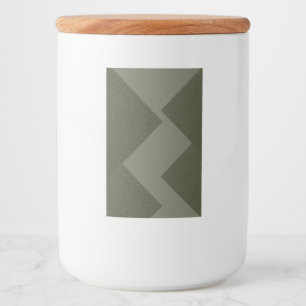 Moss Green Custom Food Storage Label Set