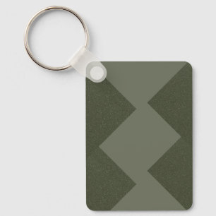 Moss Green Custom Keychain