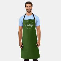 Moss Green Custom Name Year Master Baker Daddy