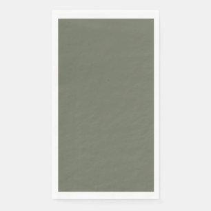 Moss Green Custom Paper Napkin – Customisable