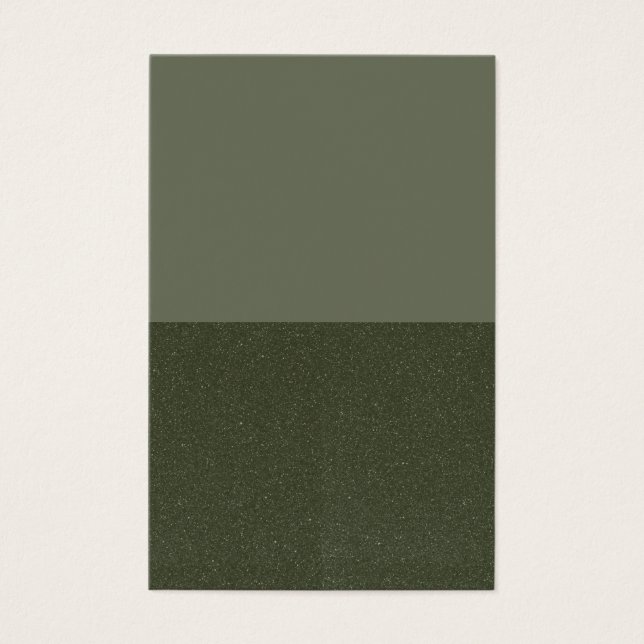 Moss Green Customisable Profile Card (Front)