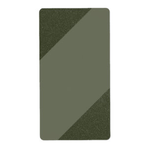 Moss Green Diagonal Shipping Labels