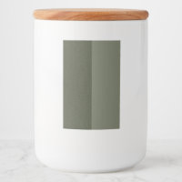 Moss Green Dual Texture Label Jar – Customisable