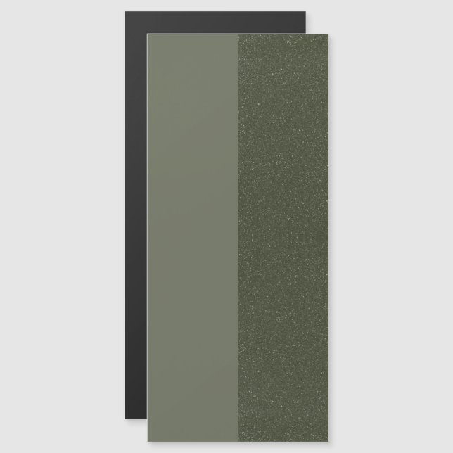Moss Green Dual-Texture Magnetic Card – Customise (Front/Back)