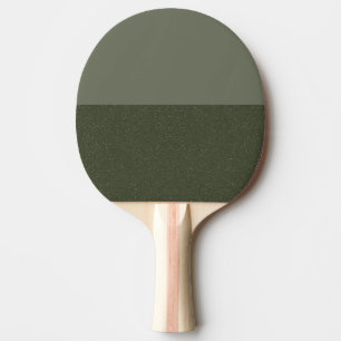 Moss Green Dual-Tone Ping Pong Paddle – Customize