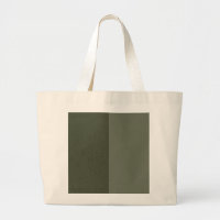 Moss Green Duo Minimal Tote – Customisable