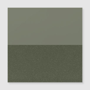 Moss Green Duo-Tone Magnetic Card – Customizable