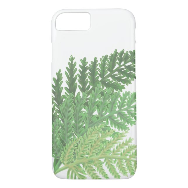 Moss Green Fern Case-Mate iPhone Case (Back)