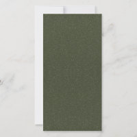 Moss Green Glitter Save The Date Card – Customise
