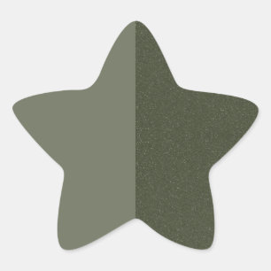 Moss Green Glitter Starburst Sticker – Customise