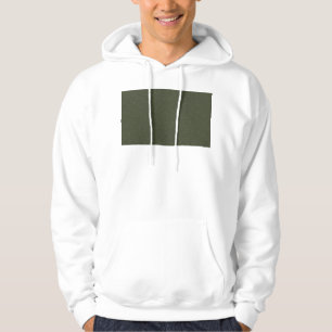 Moss Green Grain Rectangle Hoodie – Customisable