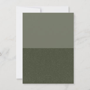 Moss Green Noise-Accent Save the Date – Customise