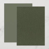 Moss Green Noise Flat Save the Date – Customisable