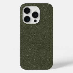 Moss Green Noise iPhone 15 Pro Case – Custom