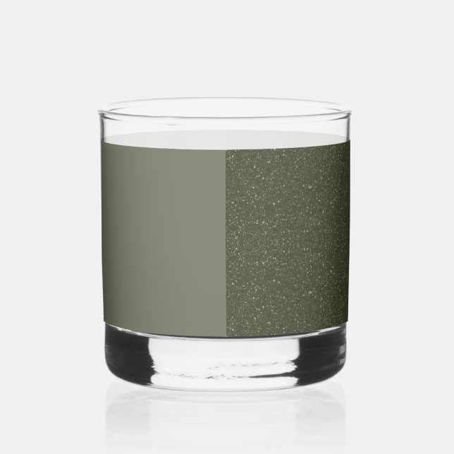 Moss Green Right-Split Shot Glass – Customisable (Left)