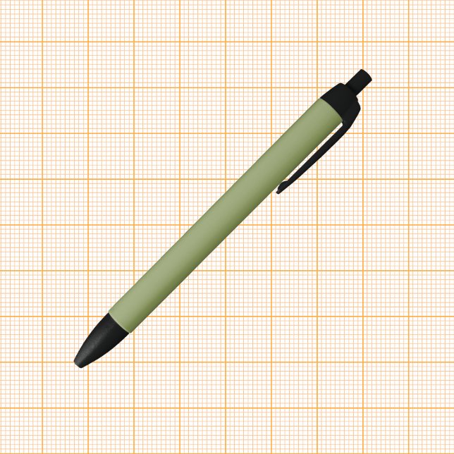 Moss Green Solid Colour Black Ink Pen (Creator Uploaded)