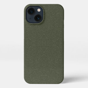 Moss Green Speckle iPhone 13 Case – Customisable