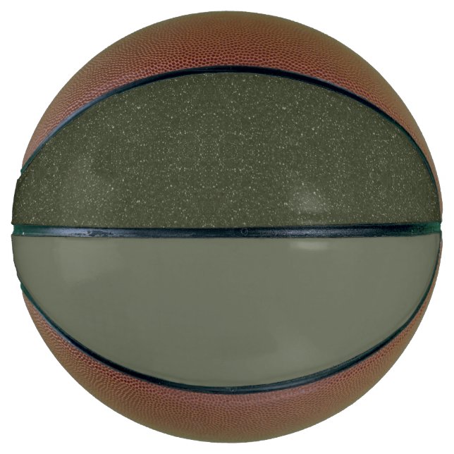 Moss Green Split Basketball – Customisable (Front)