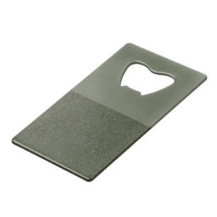 Moss Green Split Bottle Opener – Textured & Smooth